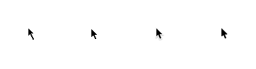 The cursor arrow through the years: PARC, System, OS X and macOS